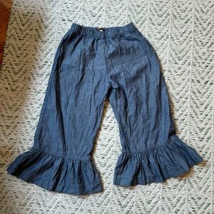 Matilda Jane navy flare pants Girls size 6